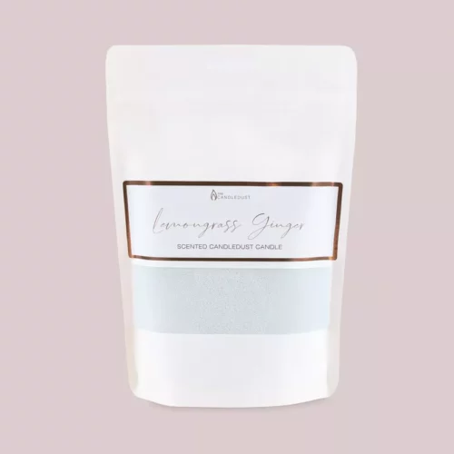 Recharge bougie poudre citronnelle parfumée 330g décoration design élégante