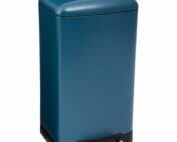 Poubelle design FIVE 30L bleu Ariane pour cuisine moderne