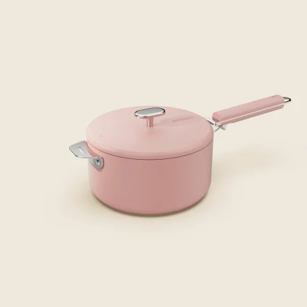 couvercle casserole 20 cm couleur guimauve design minimaliste