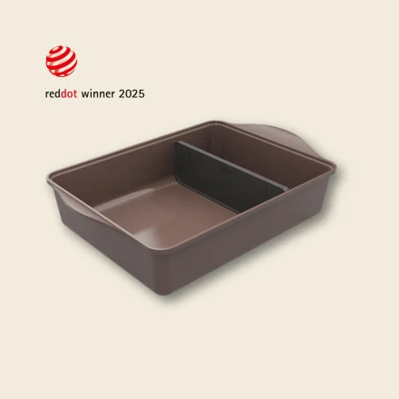 Plat au four ajustable design avec séparateur