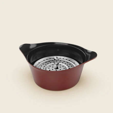 plateau vapeur inox 28 cm pour cocotte cuisson vapeur